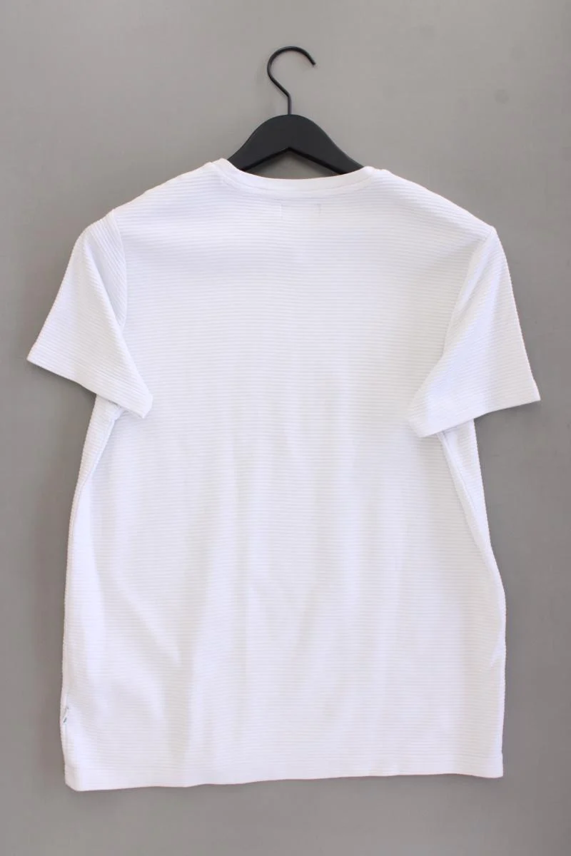 Burton T-Shirt für Herren Gr. L Kurzarm weiß aus Baumwolle
