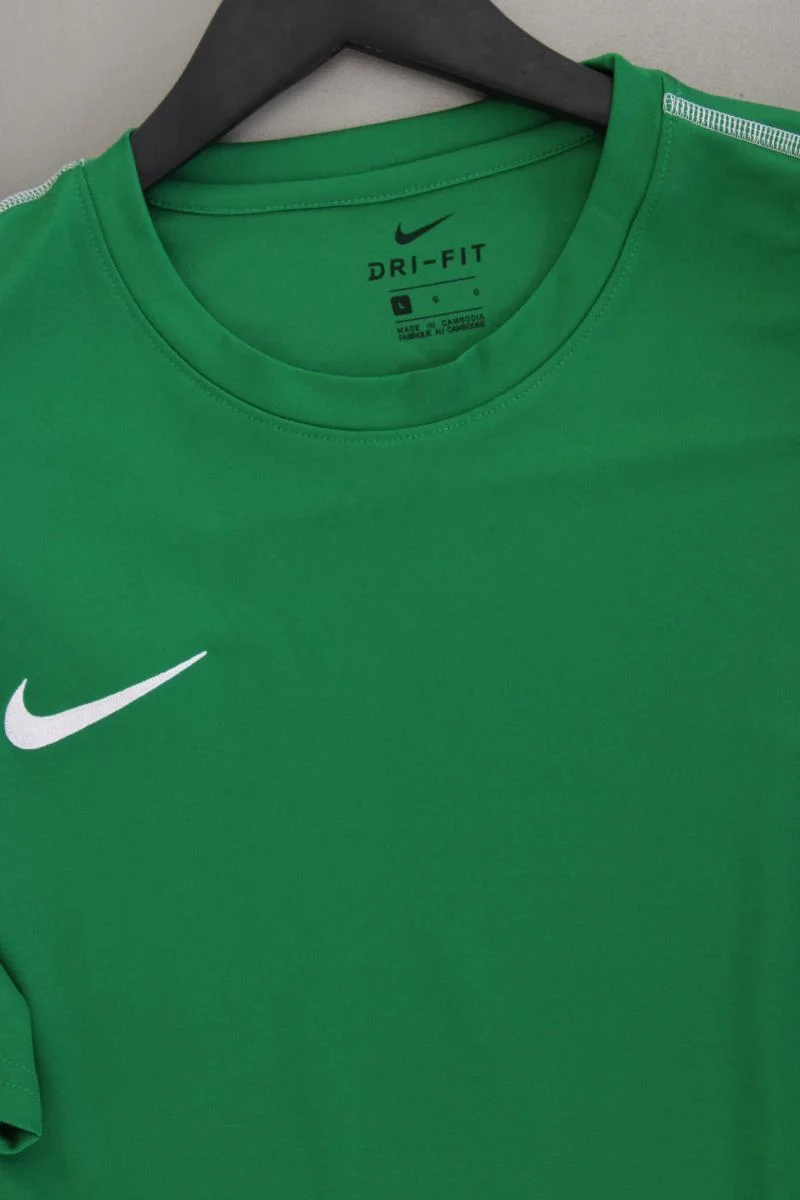 Nike Sportshirt für Herren Gr. L neuwertig Kurzarm grün