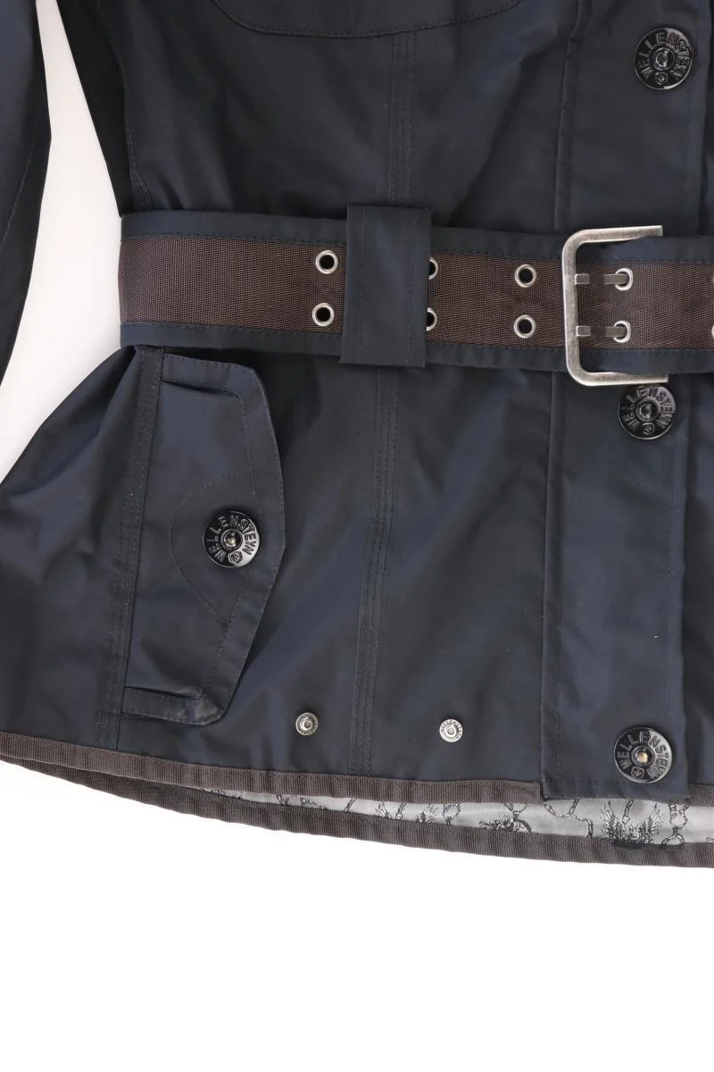 Wellensteyn Übergangsjacke Modell Chocolate Gr. M mit Gürtel schwarz