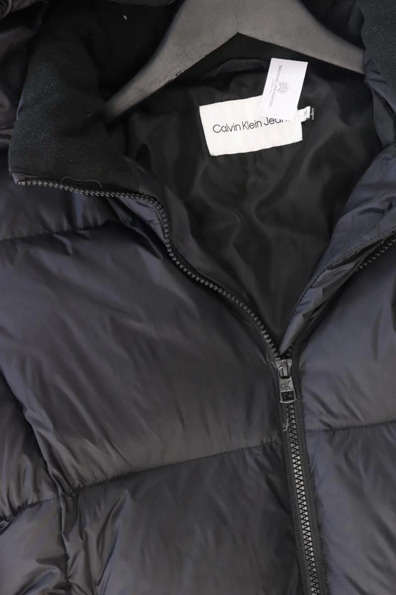 Calvin Klein Daunenmantel Gr. XS schwarz aus Polyamid