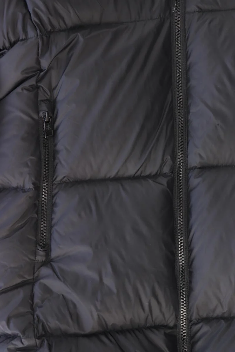 Calvin Klein Daunenmantel Gr. XS schwarz aus Polyamid