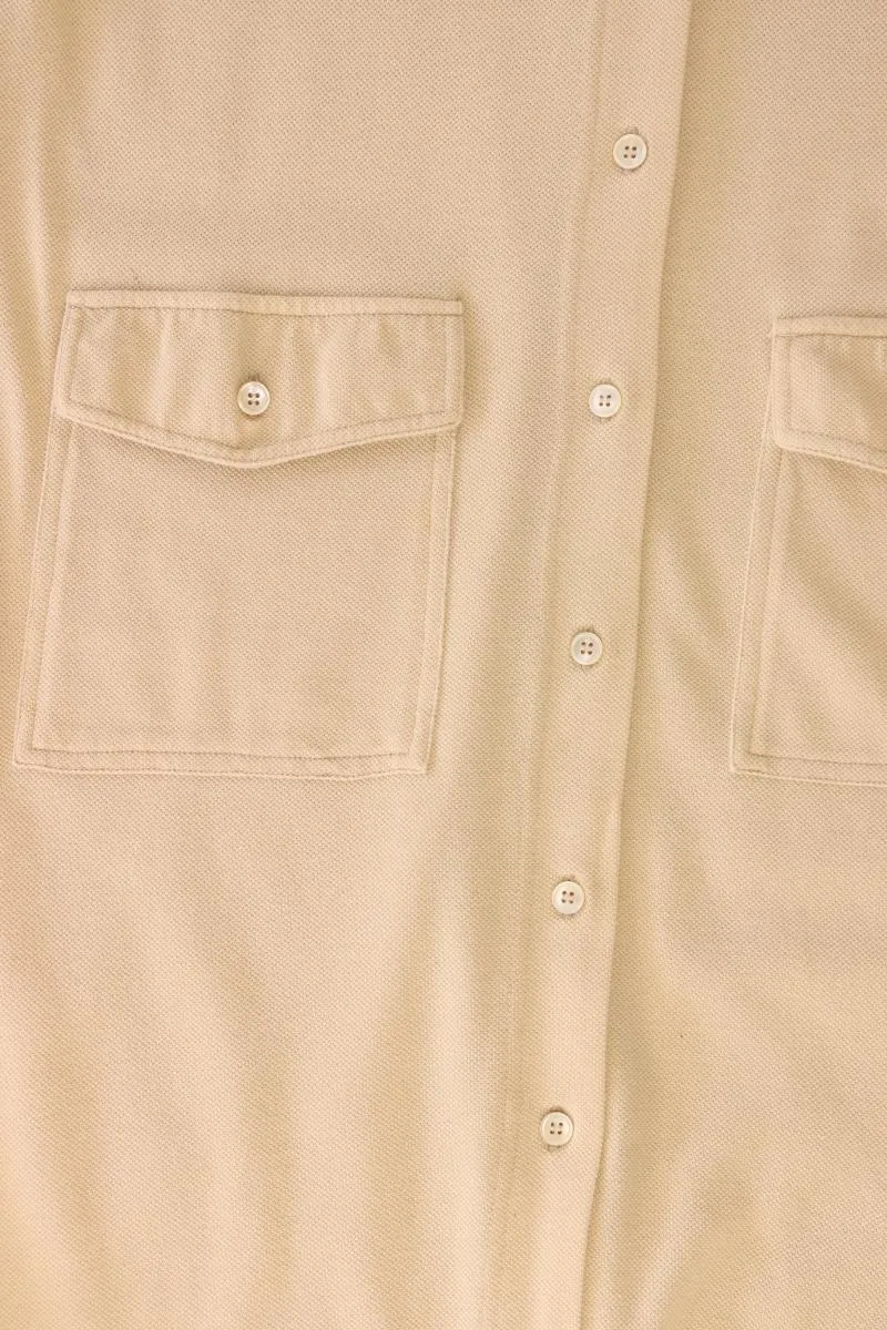 Bogner Polokleid Gr. 38 neuwertig Kurzarm creme aus Baumwolle
