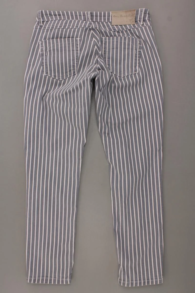 Amor, Trust & Truth Five-Pocket-Hose Gr. 38/L27 gestreift Modell Leonie grau