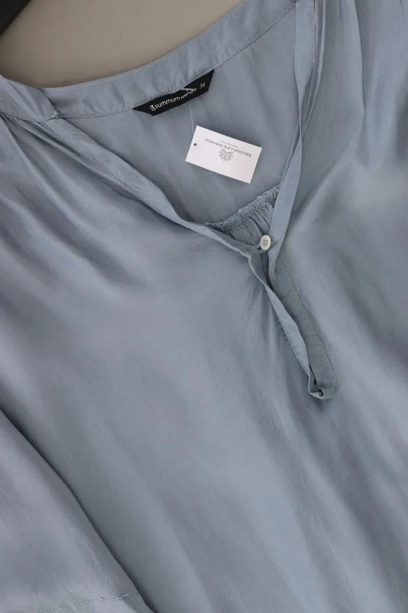 Summum Blusenkleid Gr. 34 3/4 Ärmel blau aus Cupro