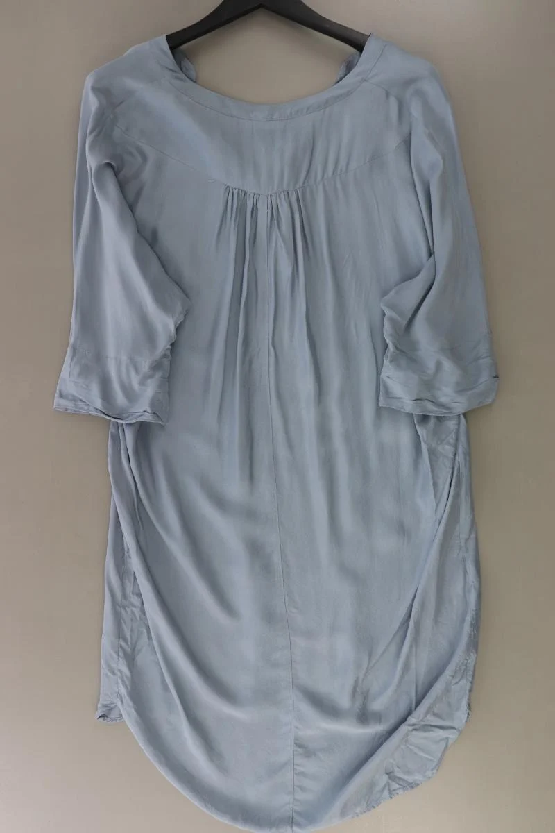 Summum Blusenkleid Gr. 34 3/4 Ärmel blau aus Cupro