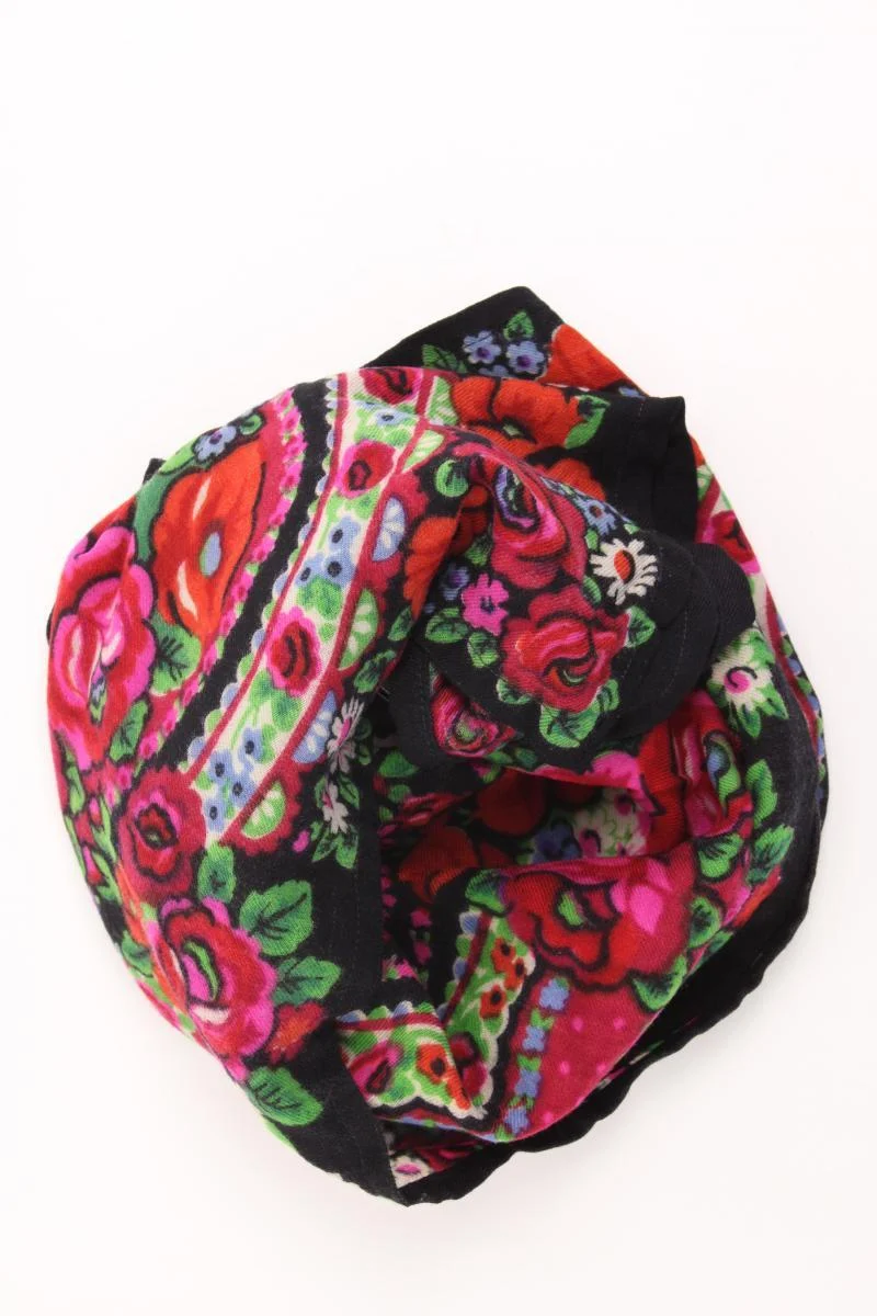 Tuch mit Blumenmuster mehrfarbig