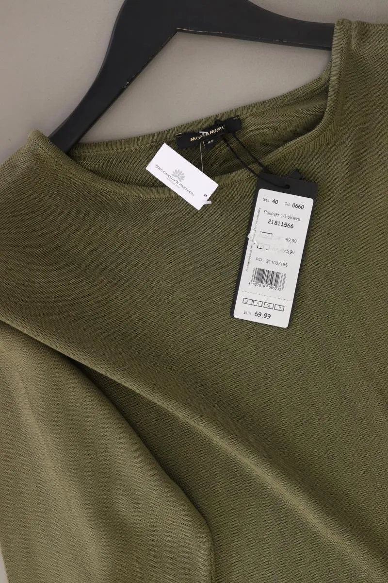 More&More Feinstrickpullover Gr. 40 neu mit Etikett Neupreis: 69,99€! olivgrün