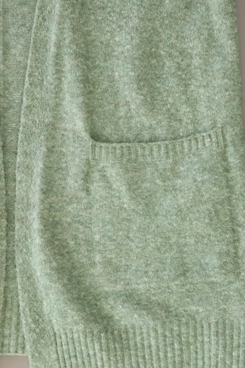 Street One Strickjacke Gr. 40 Langarm grün aus Polyacryl
