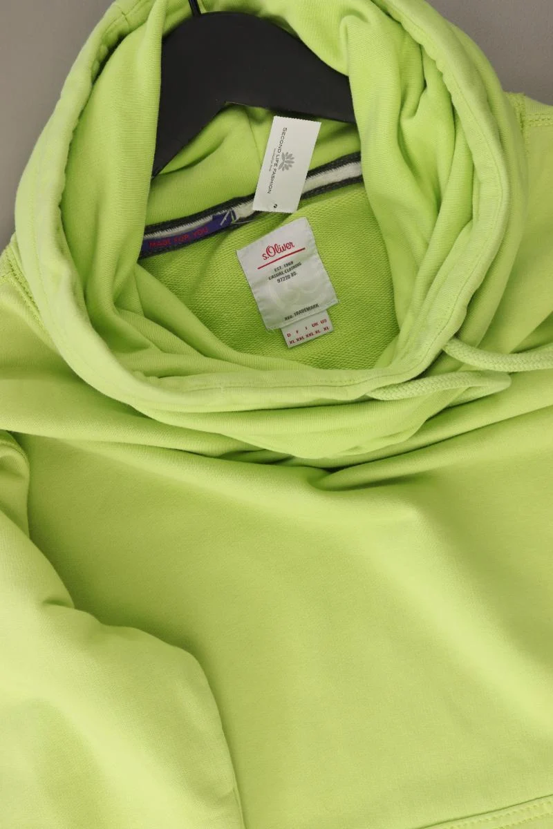 s.Oliver Hoodie Gr. XL grün aus Baumwolle