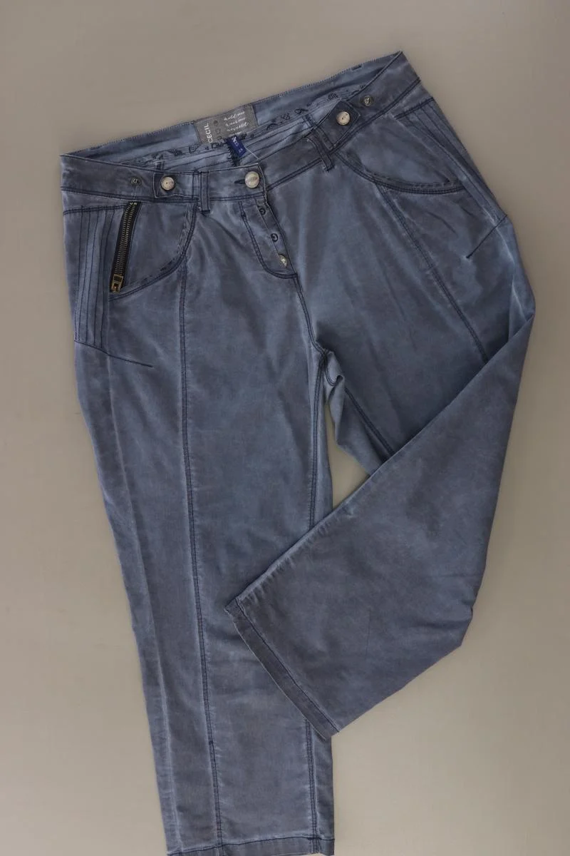 Cecil 7/8 Hose Gr. W28 blau