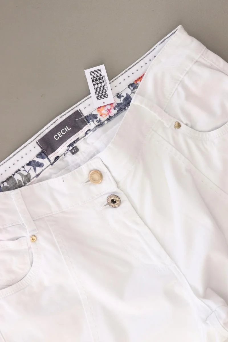 Cecil Five-Pocket-Hose Gr. W27 weiß