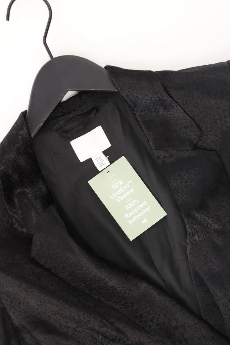 H&M Blazer Gr. XS neu mit Etikett schwarz aus Viskose