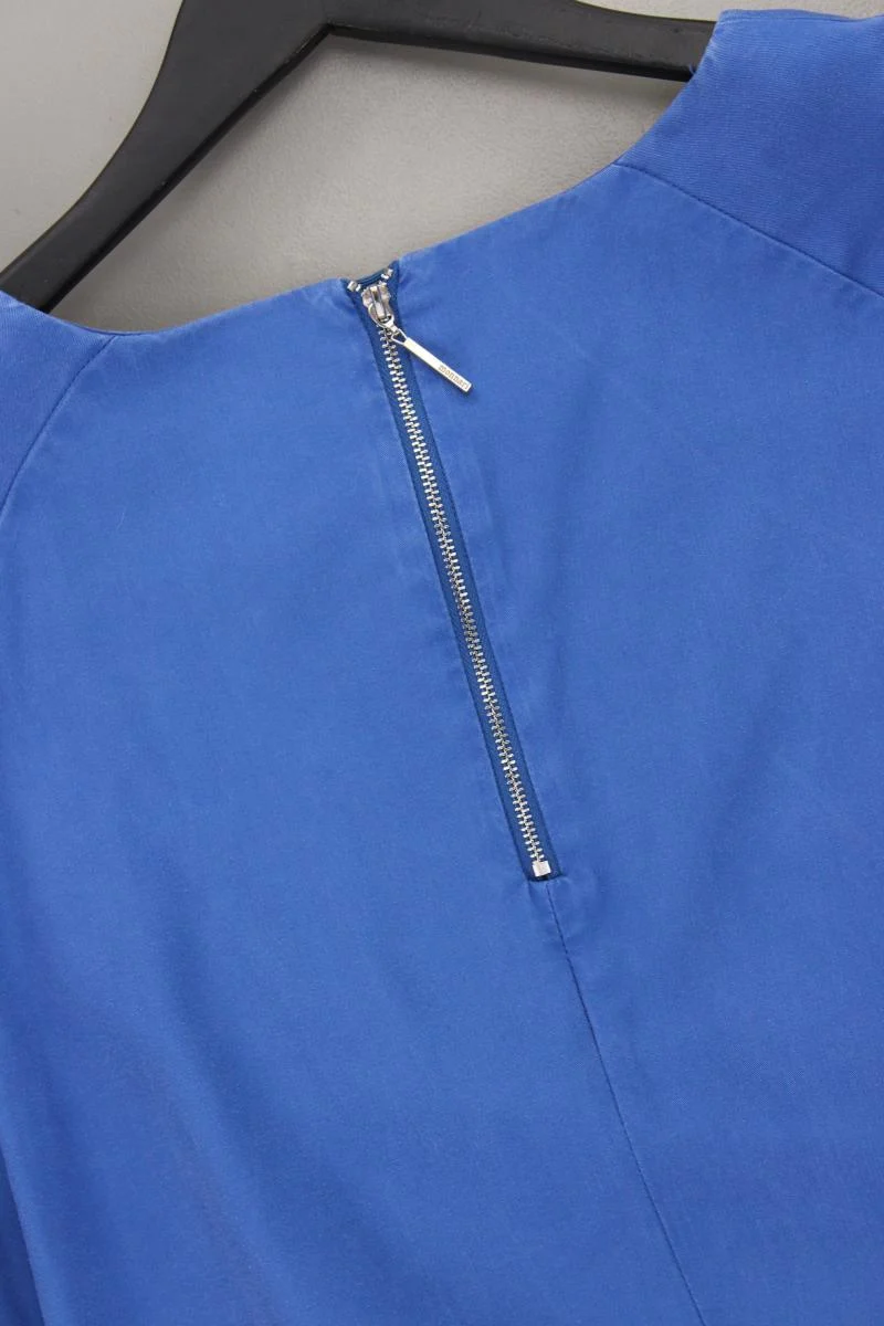 Kurzarmkleid Gr. 44 blau aus TENCEL
