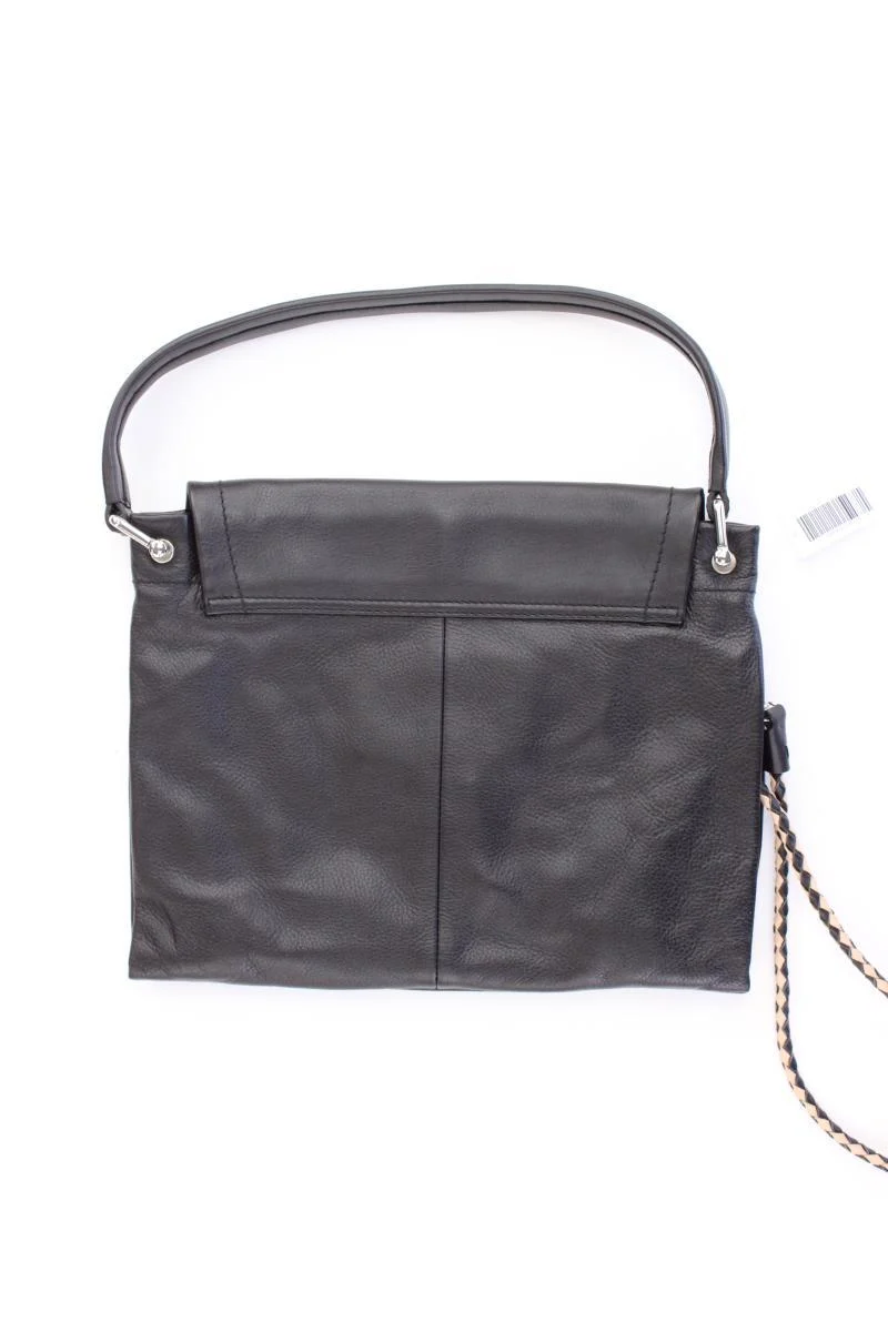 Bree Schultertasche schwarz aus Leder