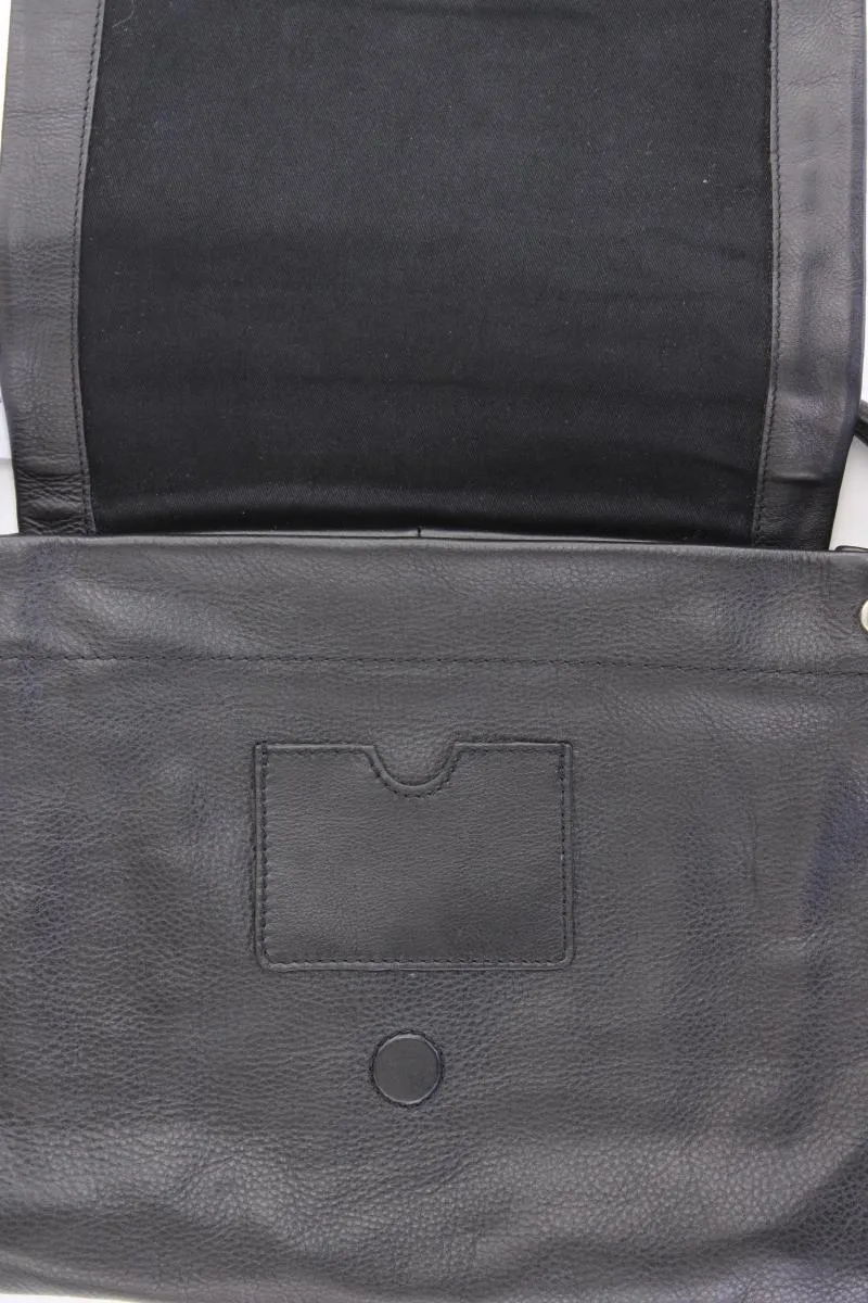 Bree Schultertasche schwarz aus Leder
