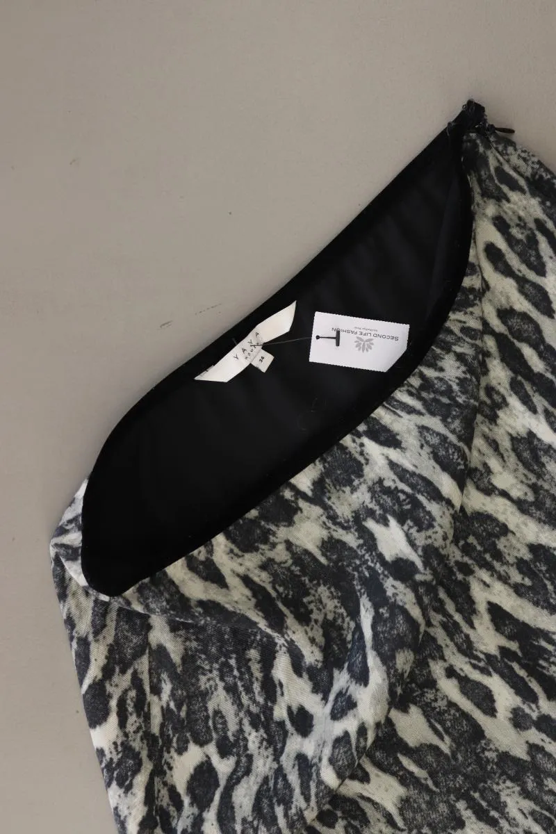 YAYA Maxirock Gr. 34 mit Tierdruck grau
