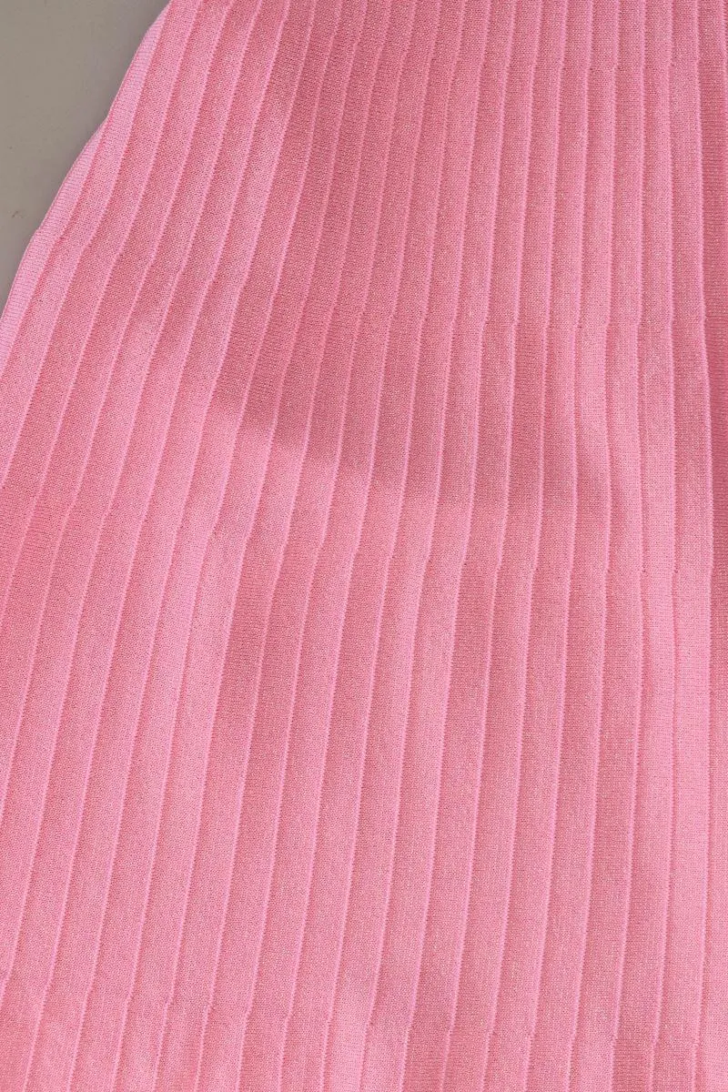 Faltenrock Gr. M rosa aus Rayon