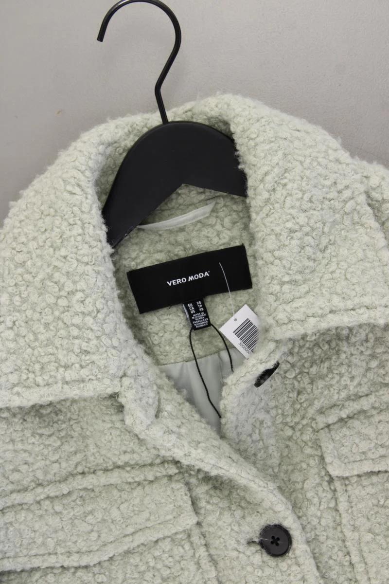 Vero Moda Teddyjacke Mintgrün Gr. XS neuwertig aus Polyester