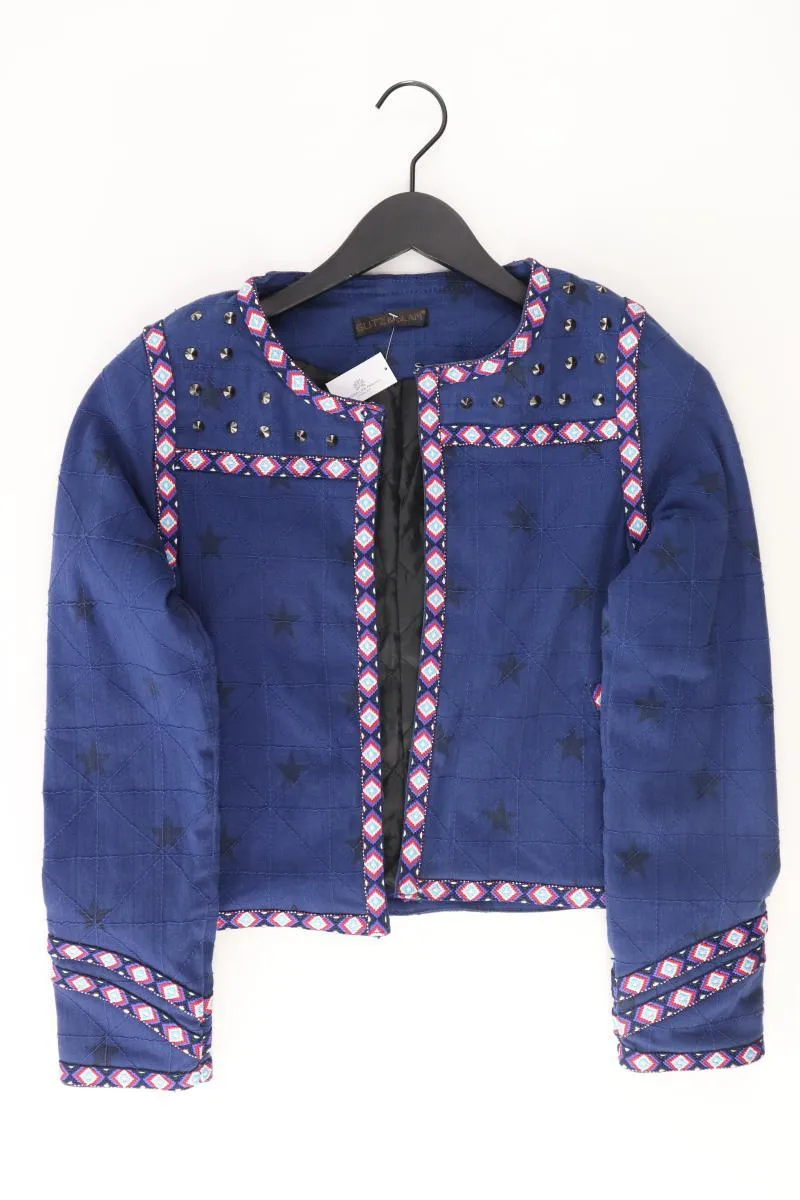 Glitz&Glam Kurzjacke Gr. L blau aus Baumwolle