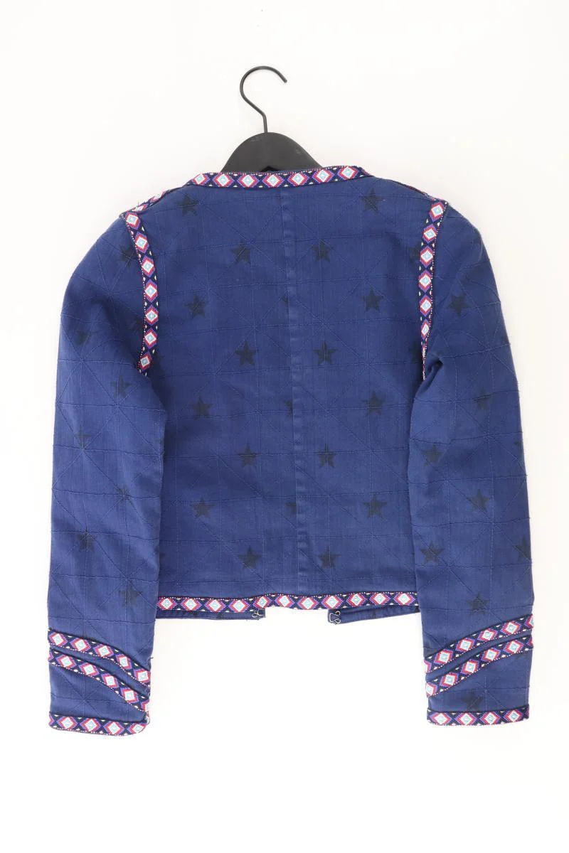 Glitz&Glam Kurzjacke Gr. L blau aus Baumwolle