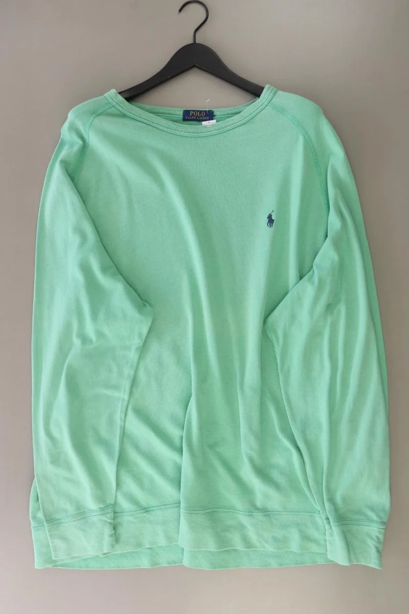 Ralph Lauren Langarmpullover für Herren Gr. XXXL grün aus Baumwolle