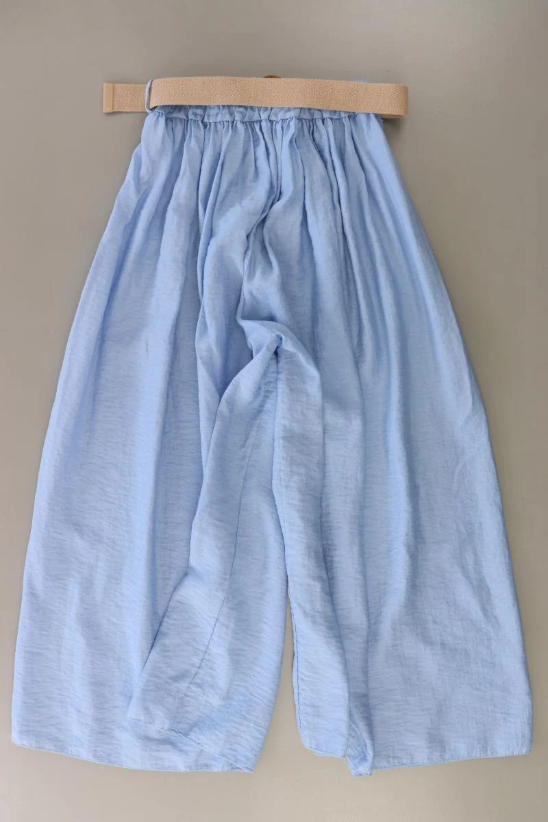 Stretchhose Gr. 36 mit Gürtel blau