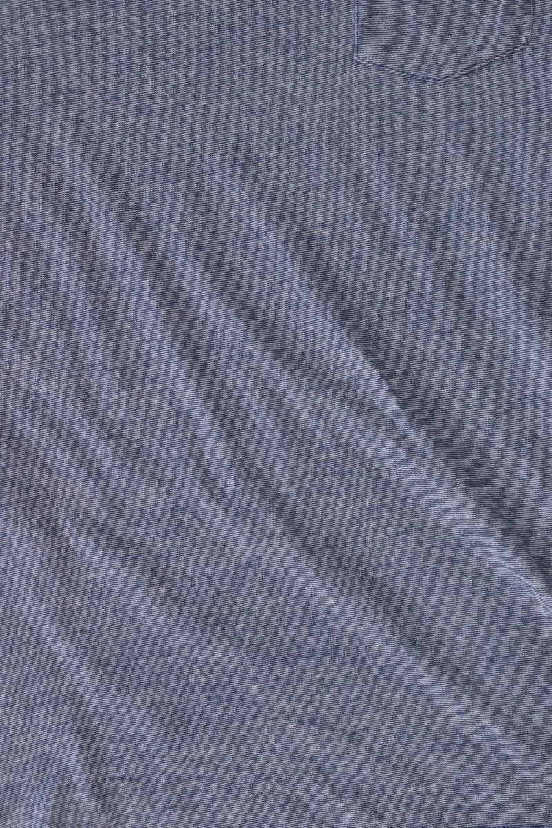 Tom Tompson Shirt für Herren Gr. M Kurzarm blau aus Baumwolle