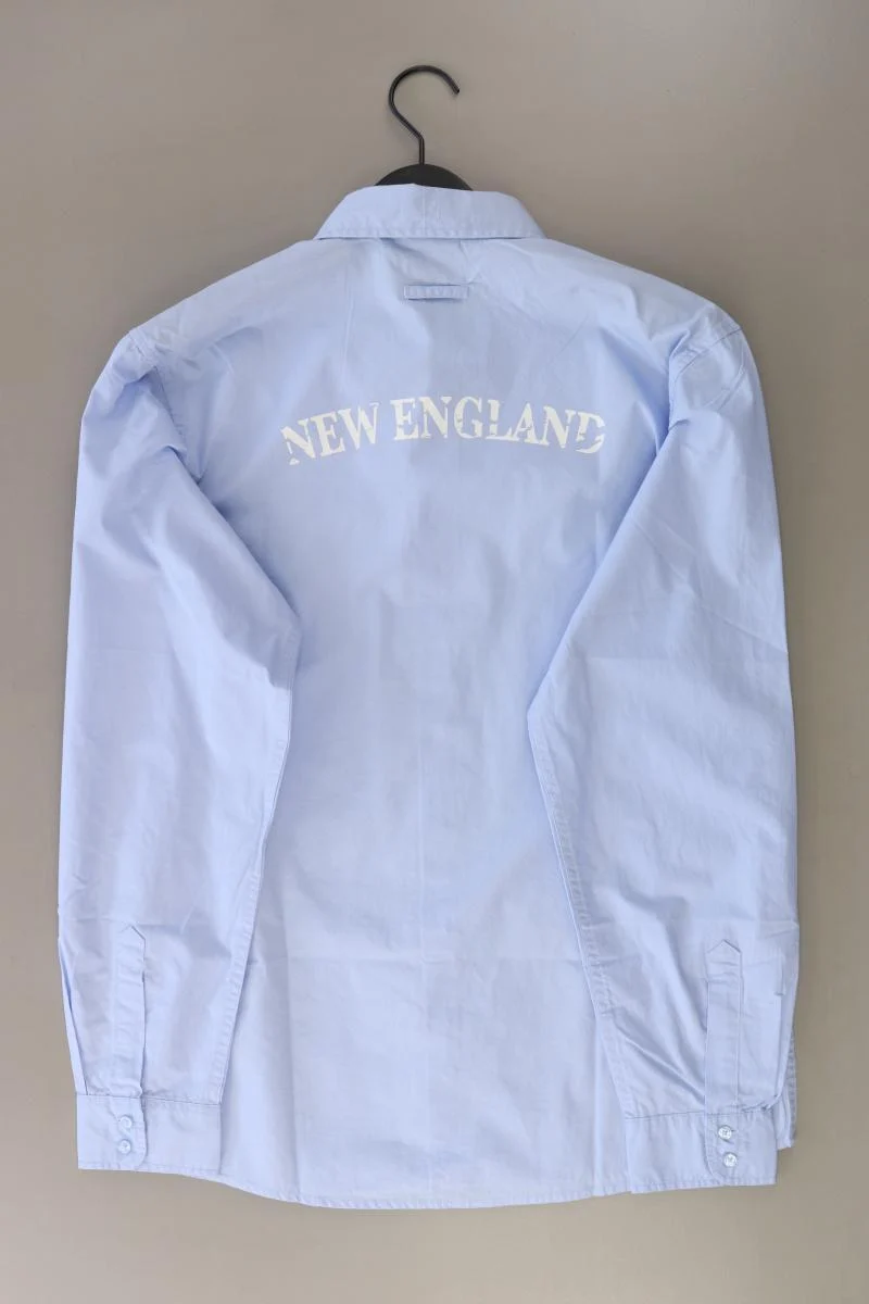 Camargue Hemd für Herren Gr. Hemdgröße 39/40 neu mit Etikett Langarm blau