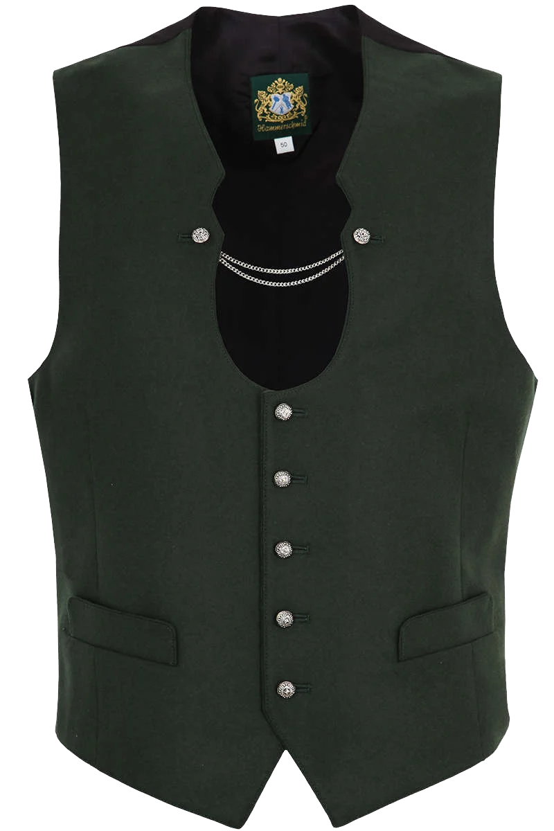 Traditionelle Lodenweste mit Kette