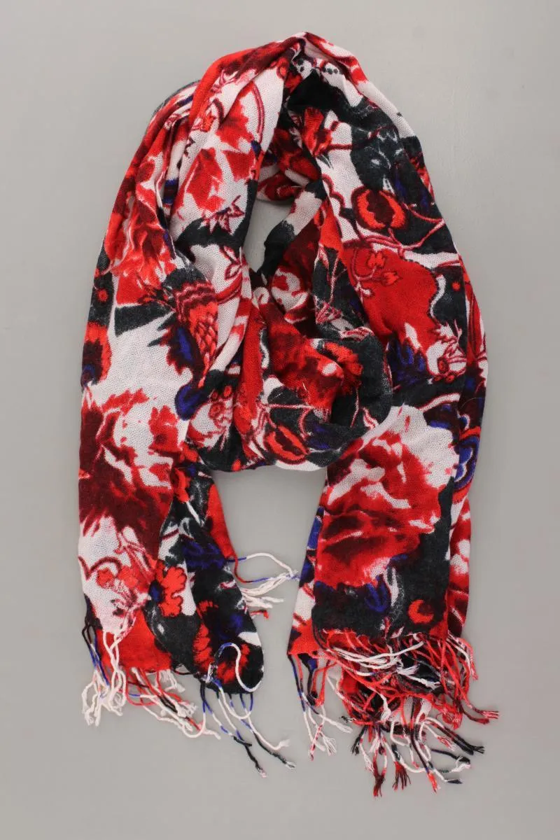 Tuch mit Blumenmuster rot