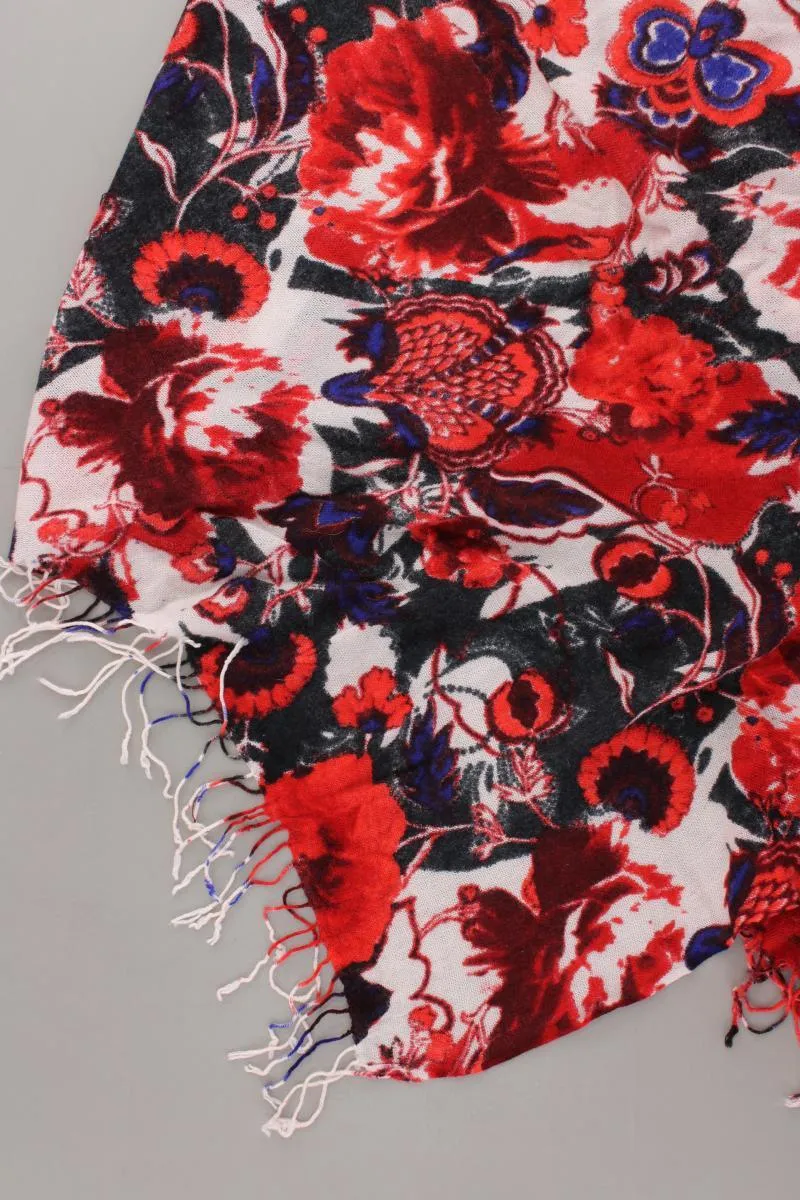 Tuch mit Blumenmuster rot