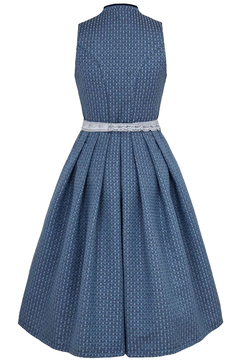 Midi Dirndl mit Broschenschürze