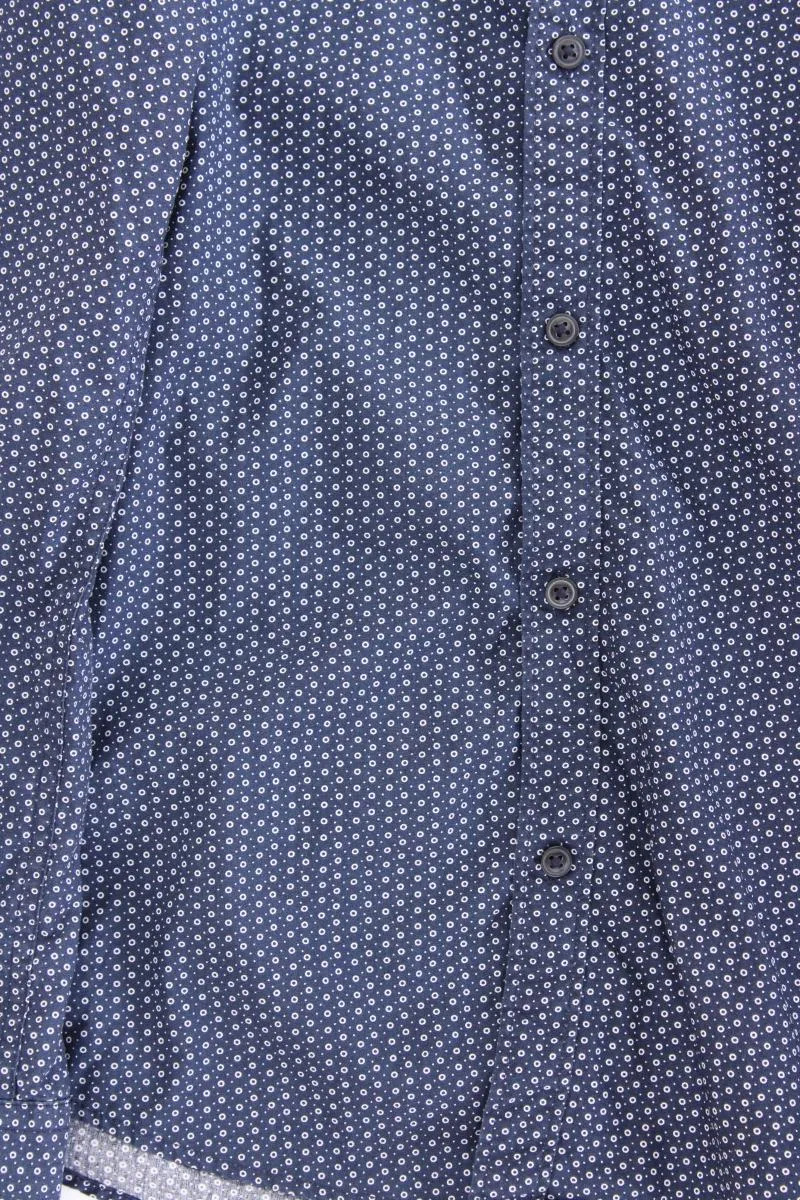 Esprit Langarmhemd für Herren Gr. S blau aus Baumwolle