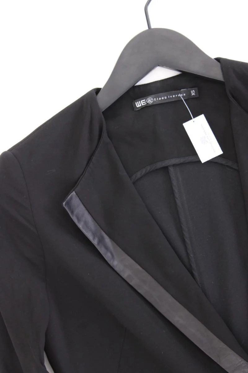 WE Fashion Slim Mantel Gr. XS schwarz aus Viskose