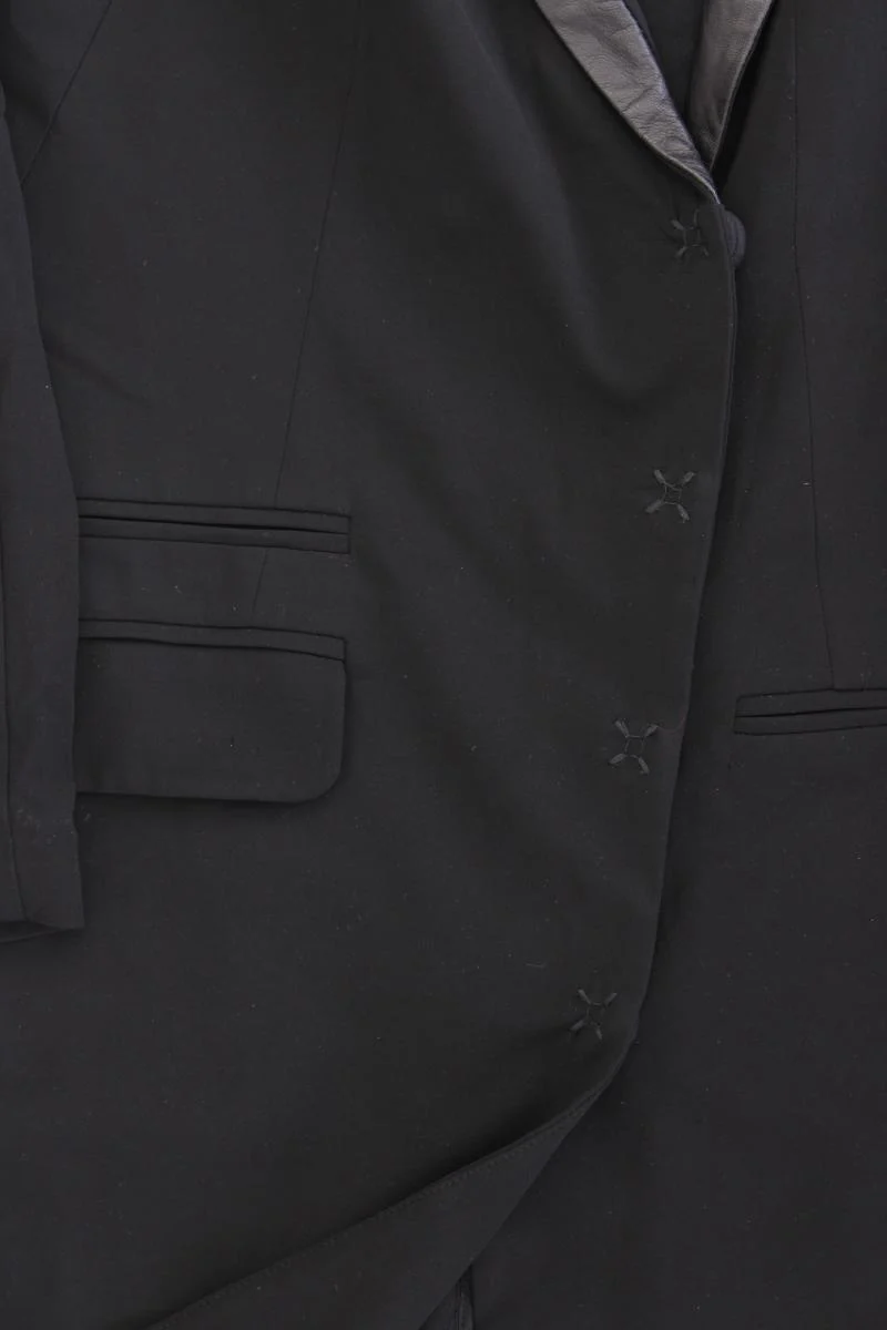 WE Fashion Slim Mantel Gr. XS schwarz aus Viskose