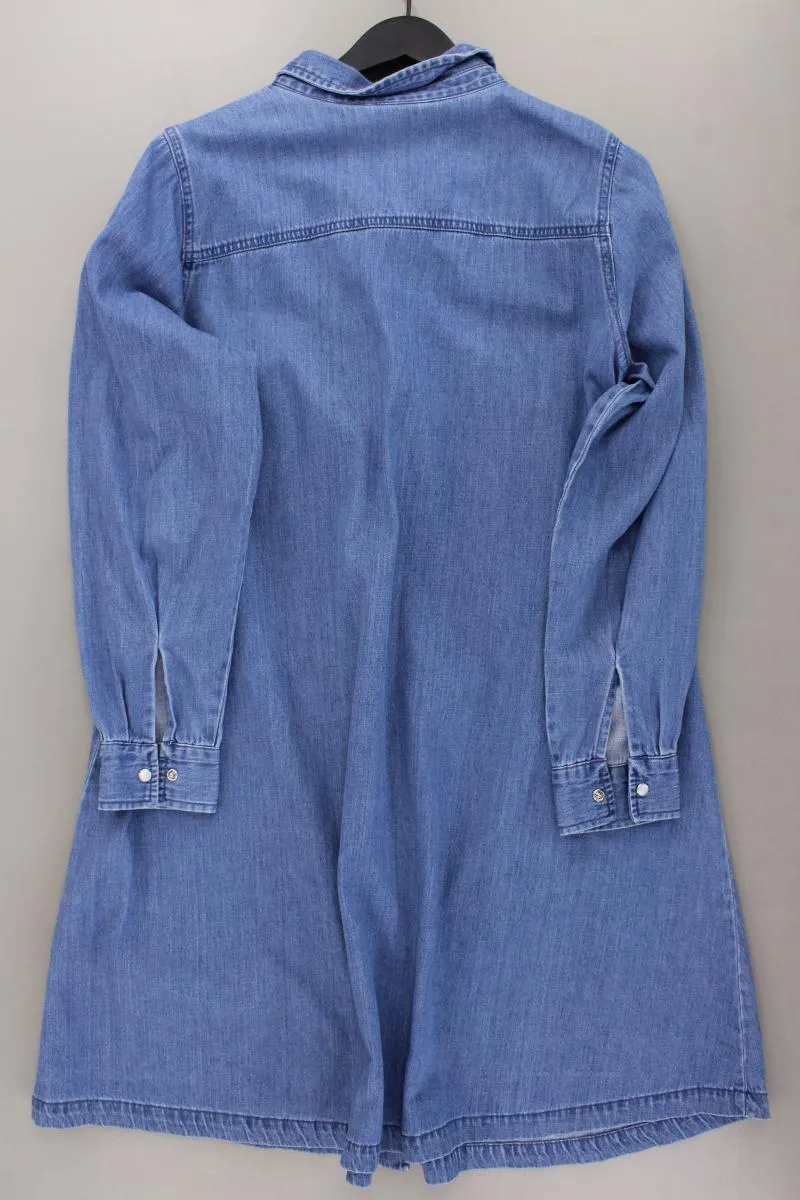 Zizzi Jeanskleid Gr. 48 Langarm blau