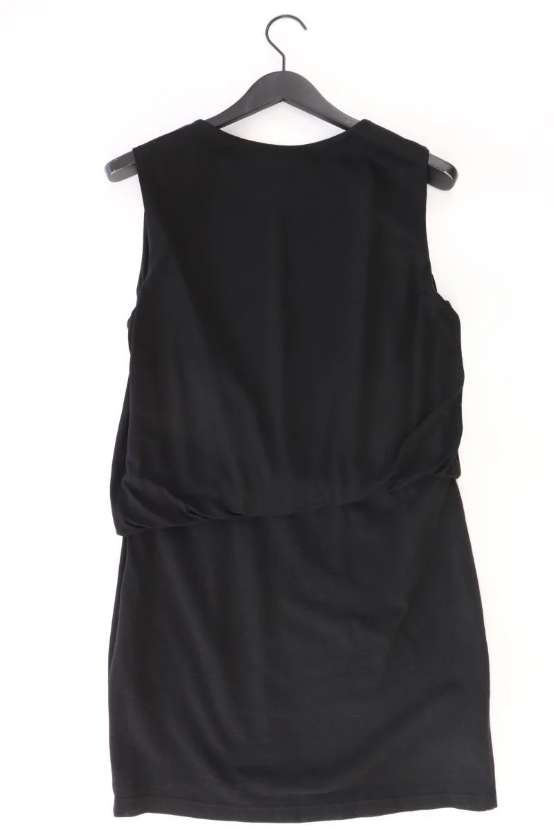Mango Abendkleid Gr. L Ärmellos schwarz aus Baumwolle