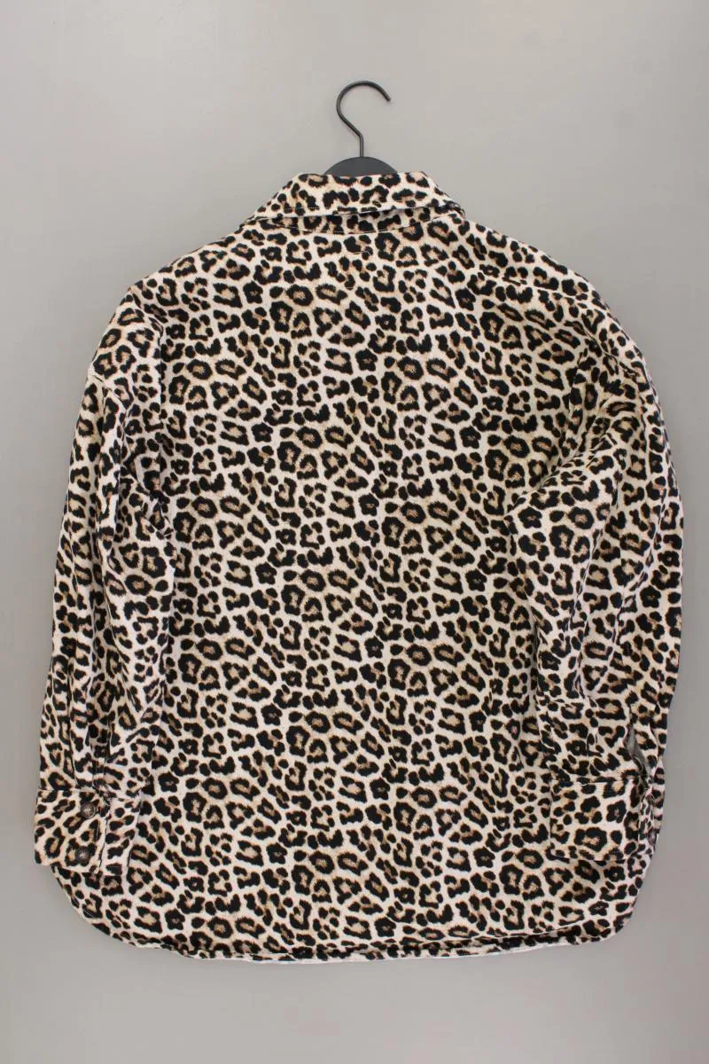 H&M Übergangsjacke Gr. 46 mit Tierdruck braun
