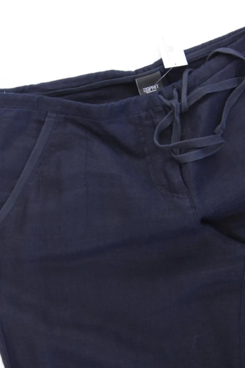 Esprit Collection Leinenhose Gr. 36 blau