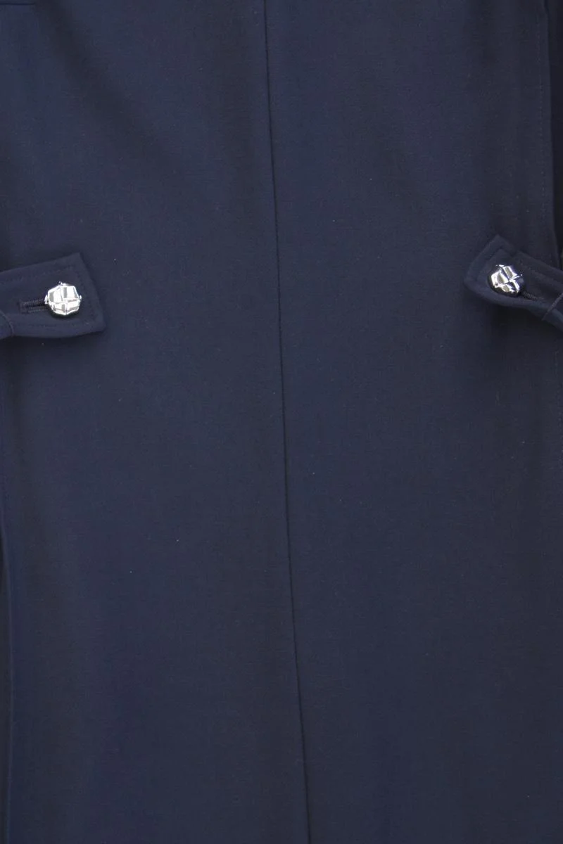 BOSS by Hugo Boss Bleistiftkleid Gr. 36 Kurzarm blau aus Viskose