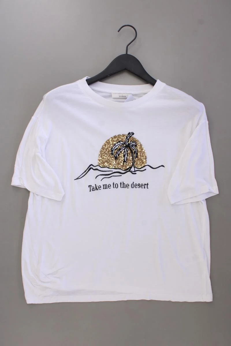 GuidoMaria Kretschmer AboutYou T-Shirt Gr. 40 neuwertig Kurzarm mit Pailletten