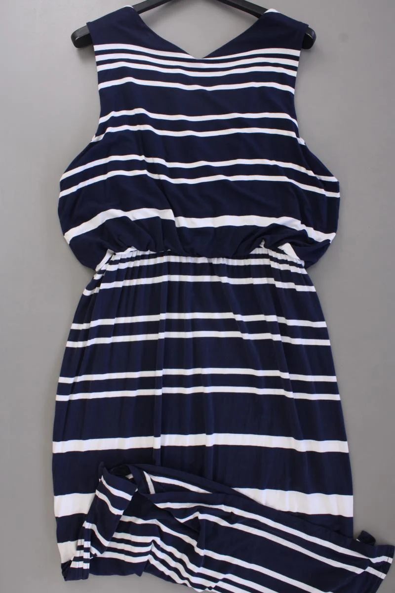 Street One Maxikleid Gr. 48 gestreift Ärmellos blau