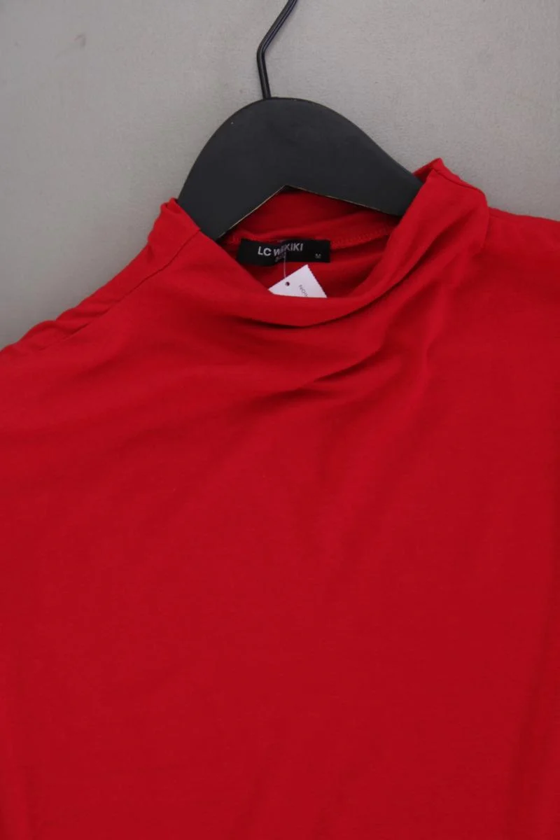 LC Waikiki T-Shirt Gr. M neuwertig Kurzarm rot aus Viskose