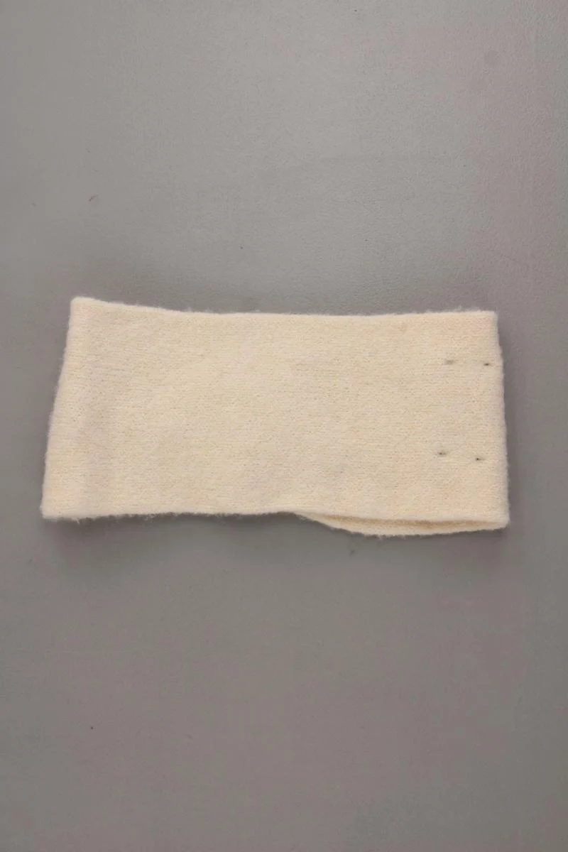 Pieces Stirnband mit Kaschmir neuwertig creme aus Polyester