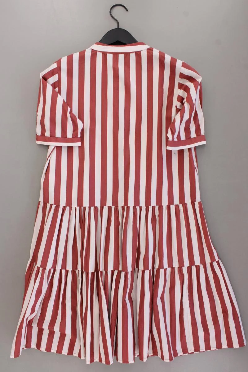 Vero Moda Sommerkleid Gr. S gestreift Kurzarm rot aus Baumwolle