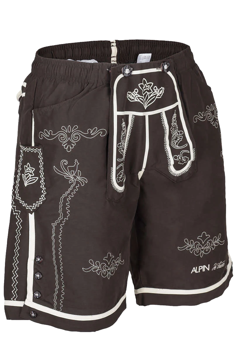 Herren Badehose "Lederhose"