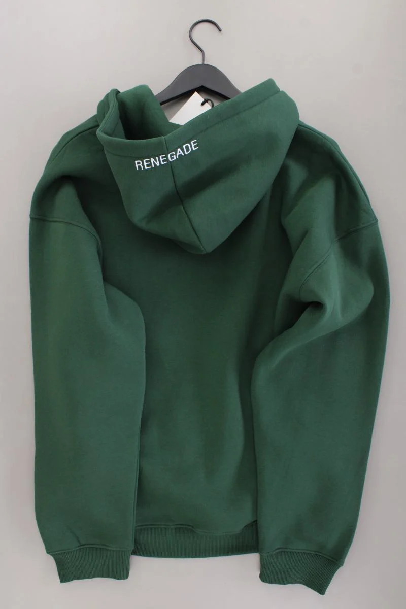 Sweatjacke für Herren Gr. L neu mit Etikett Langarm grün aus Baumwolle