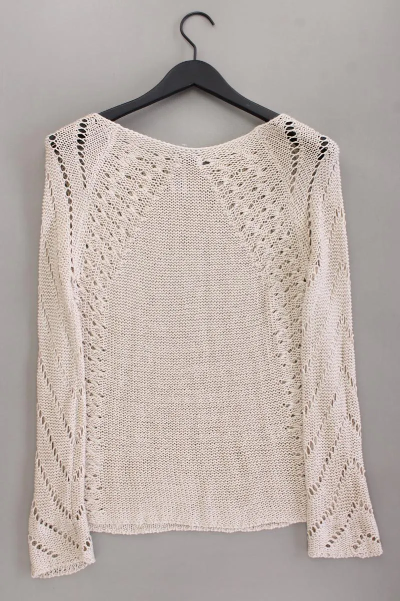 Lascana Langarmpullover Gr. 36/38 creme aus Polyacryl