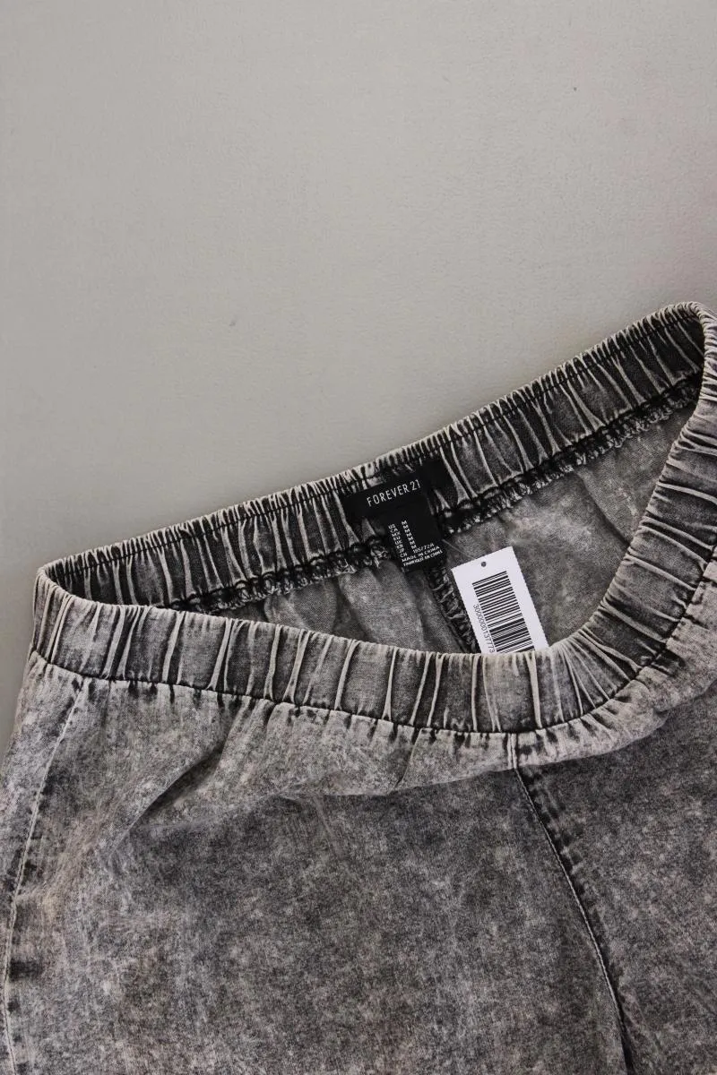 forever 21 Hotpants Gr. M grau aus Baumwolle