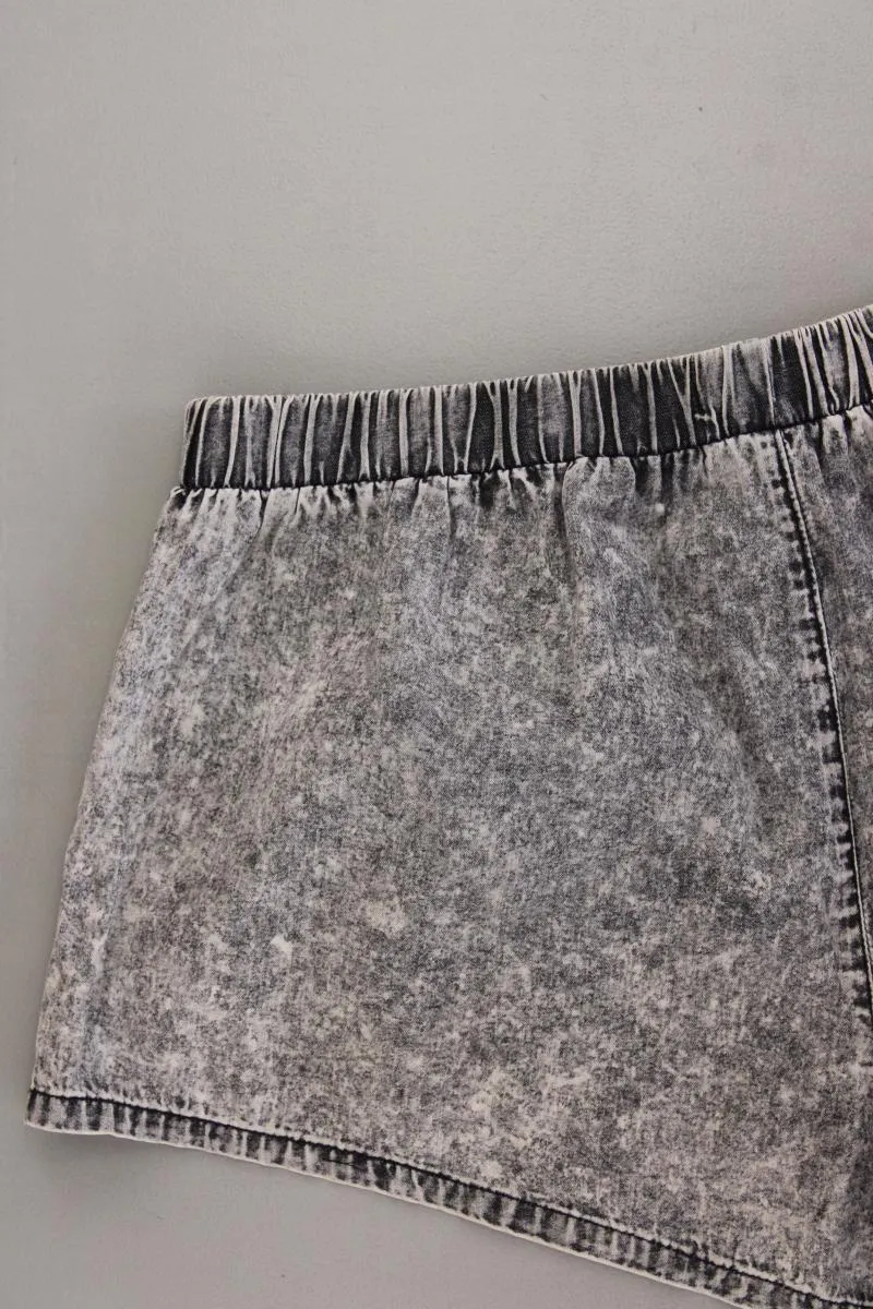 forever 21 Hotpants Gr. M grau aus Baumwolle